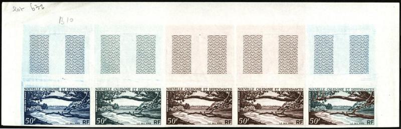 N_Caledonia_1964_Yvert_PA75-Scott_C35_five
