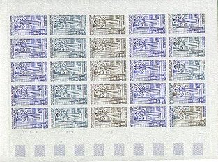 N_Caledonia_1974_Yvert_PA156-Scott_C116_full_sheet