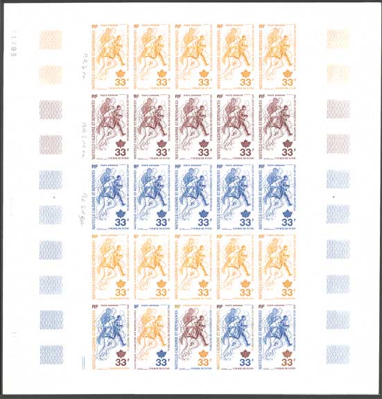 N_Caledonia_1976_Yvert_PA172-Scott_C132_full_sheet