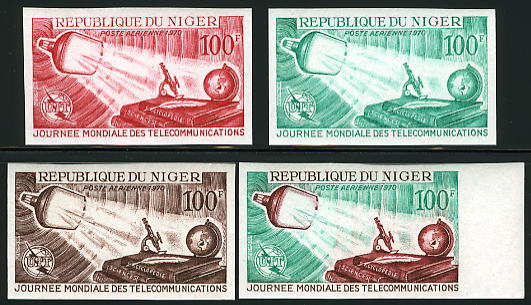 Niger_1970_Yvert_PA128-Scott_C128_different_colors_a
