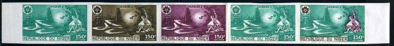 Niger_1970_Yvert_PA136-Scott_C136_five