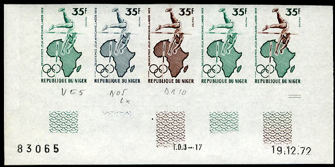 Niger_1972_Yvert_265-Scott_261_five_a
