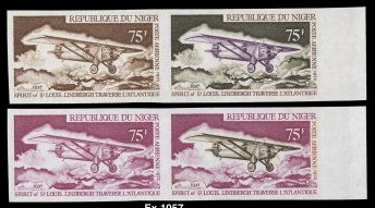 Niger_1972_Yvert_PA184-Scott_C184_pair_different_colors