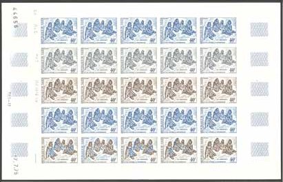 Niger_1975_Yvert_341-Scott_336_full_sheet