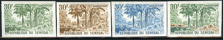 Senegal_1965_Yvert_248-Scott_243_different_colors