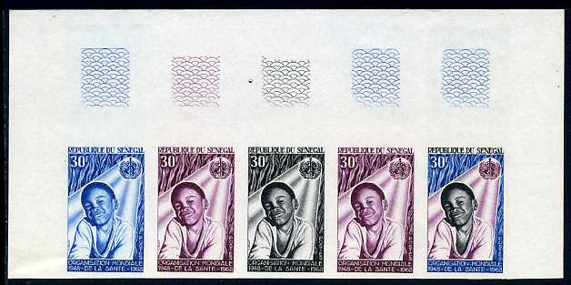 Senegal_1968_Yvert_313-Scott_308_five