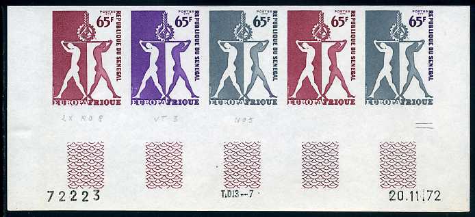 Senegal_1972_Yvert_386-Scott_386_five_a