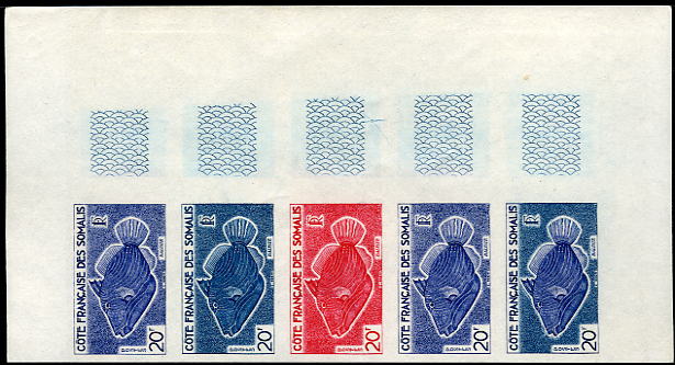 Somali_Coast_1959_Yvert_299-Scott_280_five_f