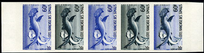 Somali_Coast_1959_Yvert_302-Scott_282_five_i