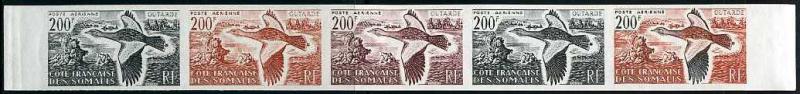 Somali_Coast_1960_Yvert_PA28-Scott_C23_five_f