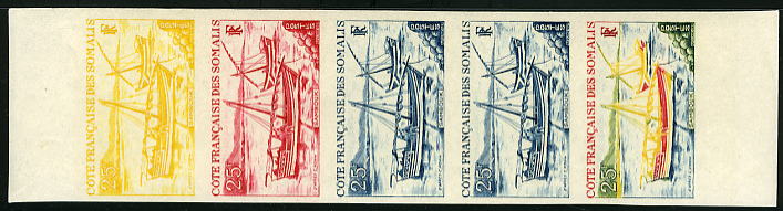 Somali_Coast_1964_Yvert_321-Scott_303_five