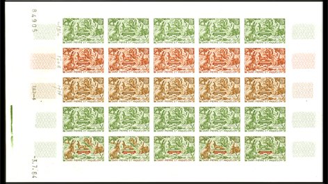 St_Pierre_1964_Yvert_372-Scott_370_full_sheet
