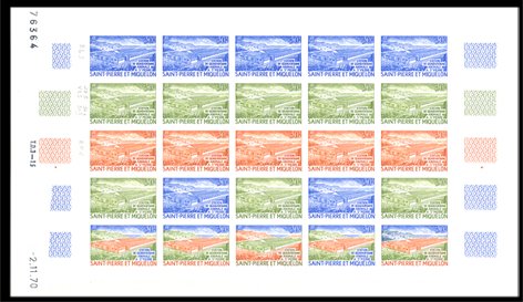 St_Pierre_1970_Yvert_408-Scott_405_full_sheet