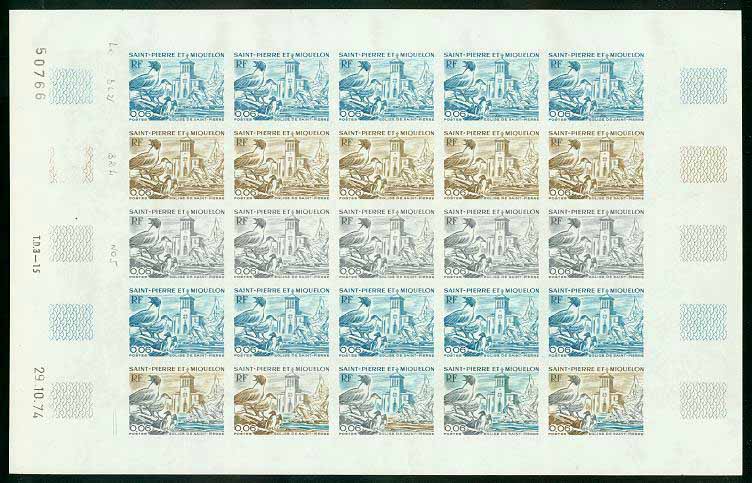 St_Pierre_1974_Yvert_438-Scott_436_full_sheet_c