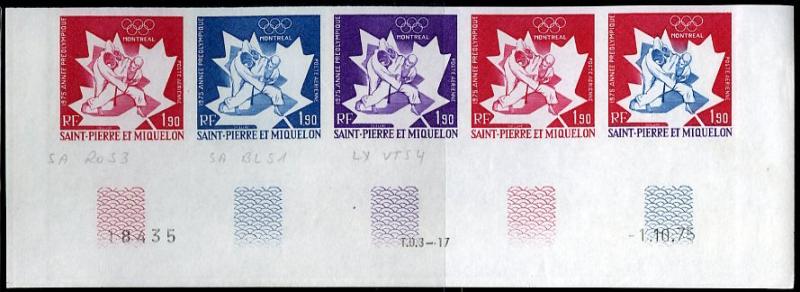 St_Pierre_1975_Yvert_PA61-Scott_C58_five_a