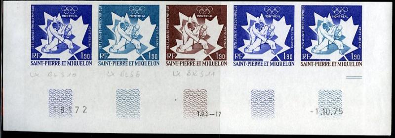 St_Pierre_1975_Yvert_PA61-Scott_C58_five_b