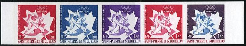St_Pierre_1975_Yvert_PA61-Scott_C58_five_f