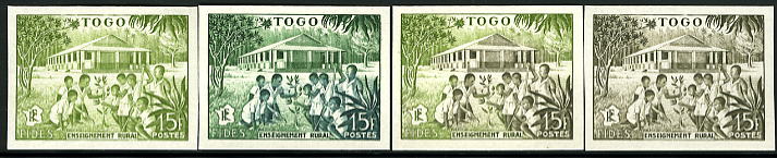 Togo_1956_Yvert_259-Scott_331_different_colors