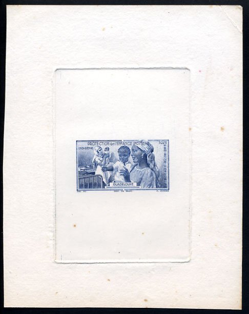 Guadeloupe_1942_Yvert_PA1a-Scott_CB1_unadopted_protection_enfance_indigene_etat_blue_b_AP