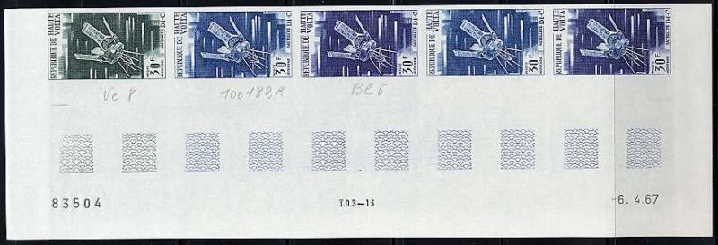 Upper_Volta_1967_Yvert_PA38-Scott_C38_five_a
