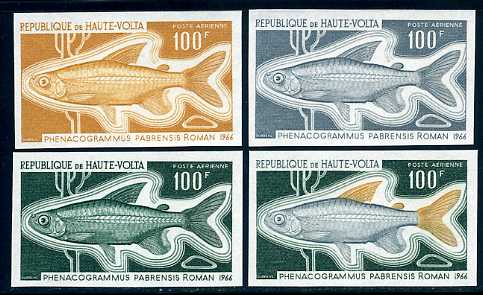 Upper_Volta_1969_Yvert_PA66-Scott_C66_different_colors