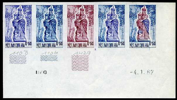 Vietnam_Sud_1962_Yvert_196-Scott_193_five_a