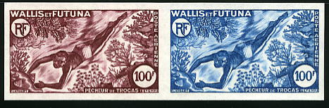 Wallis_1962_Yvert_PA19-Scott_C16_pair_b