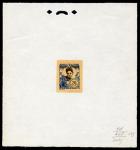 Indochina_Kouang-Tcheou_1923_Yvert_69a-Scott_unissued_black_overprint_604_blue_101_+_black_608_background_2024_typo_CP