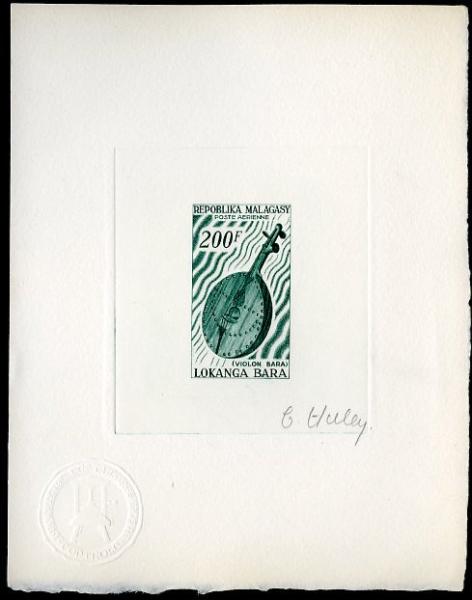 Madagascar_1965_Yvert_PA97-Scott_C80_dark-green_aa