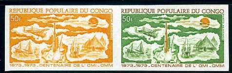 Congo_1973_Yvert_PA160-Scott_C161_pair_a