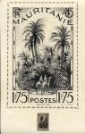 Mauritania_1938_Yvert_89b-Scott_A8_unadopted_1f75_oasis_MAQ