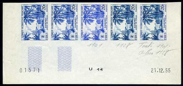 Fr_West_Africa_1955_Yvert_60-Scott_71_five_f