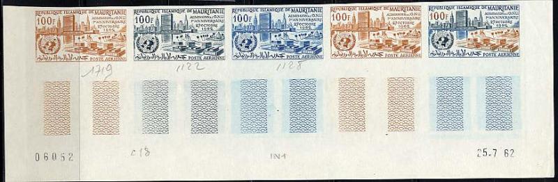Mauritania_1962_Yvert_PA22-Scott_C18_five_a