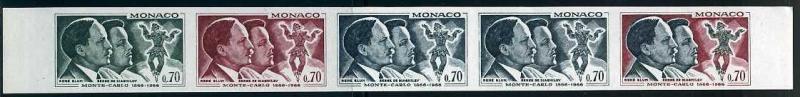 Monaco_1965_Yvert_695-Scott_636_five_f