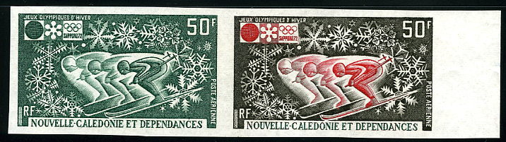 N_Caledonia_1972_Yvert_PA126-Scott_C86_pair