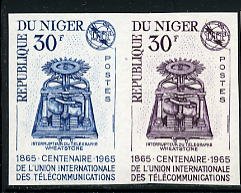 Niger_1965_Yvert_163-Scott_157_pair_b