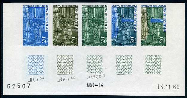 Niger_1966_Yvert_187-Scott_181_five_a