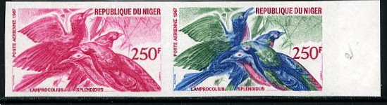 Niger_1968_Yvert_PA87-Scott_C87_pair_a