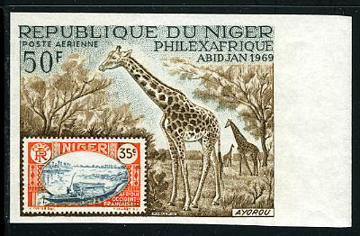 Niger_1969_Yvert_PA104-Scott_C104_multicolor