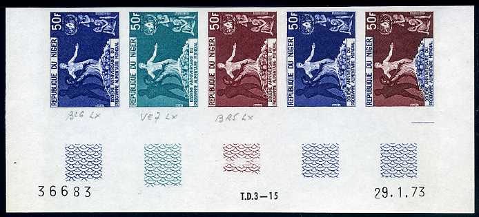 Niger_1973_Yvert_PA220-Scott_C220_five_a