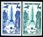 St_Pierre_1970_Yvert_PA48-Scott_C45_different_colors