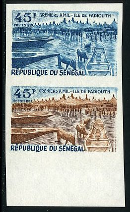 Senegal_1969_Yvert_329-Scott_325_pair_a