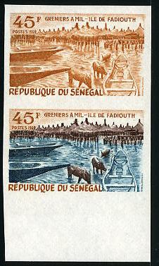 Senegal_1969_Yvert_329-Scott_325_pair_b