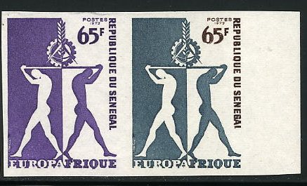 Senegal_1972_Yvert_386-Scott_386_pair
