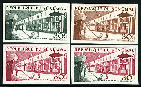 Senegal_1970_Yvert_PA92-Scott_C87_different_colors