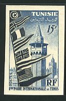 Tunisia_1953_Yvert_362-Scott_233_blue