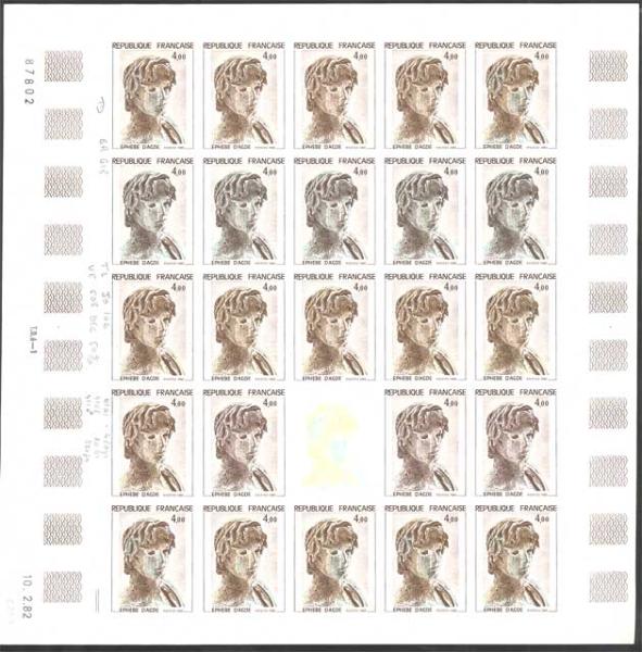 France_1982_Yvert_2210-Scott_1830_full_sheet_a