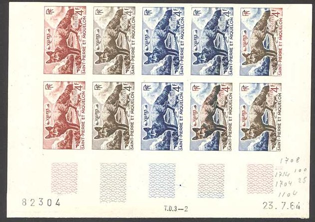 St_Pierre_1964_Yvert_373-Scott_371_ten