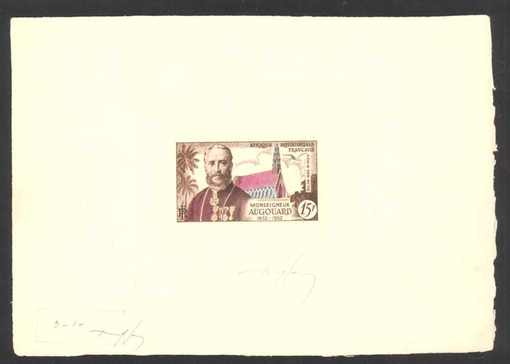 Fr_Equat_Africa_1952_Yvert_PA56-Scott_C37_hand_multicolor