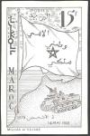 Morocco_1956_Yvert_364c-Scott_3_unadopted_15f_tank_MAQ